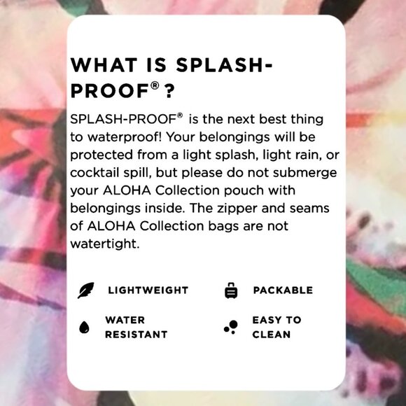 ALOHA Collection—Mini Pouch—With Love from Paradise *NWT* - Picture 7 of 7